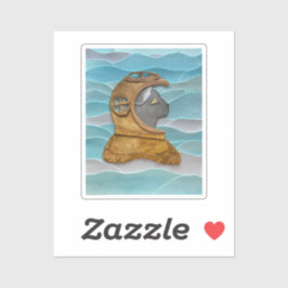 Kattenkapitein Nemo! Sticker