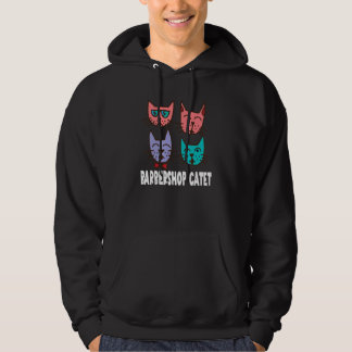 Kattenkapsalon Catet Barbershop Kwartet Zanger  Hoodie