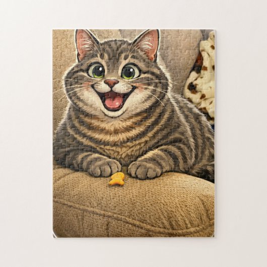 Kattenkarikatuur Legpuzzel (Verticaal)