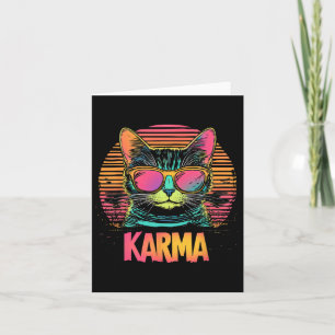  kattenkarma liefhebbers voor Tiener meisjes vrouw Kaart