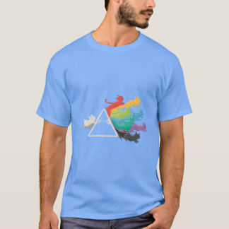 Kattenkatjes Kattenkatjes kat kitten kleurrijk Reg T-shirt