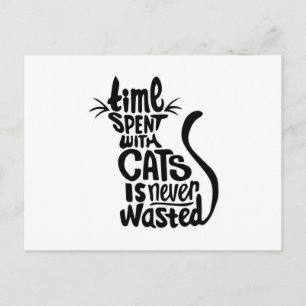 Kattenkatten dierlijk kattenkat op de keuken briefkaart