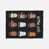 Kattenkatten voor kattendeksel fleece deken (Voorkant (Horizontaal))