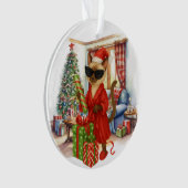 Kattenkerstboksen ornament (voorkant)