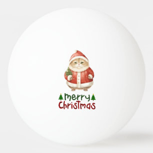 Kattenkerstthema voor Dierenvrienden Pingpongballen