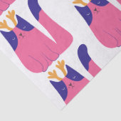 Kattenkerstvakantie Tissuepapier (Detail)