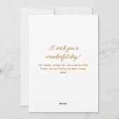 Kattenkitten Gefeliciteerd Fijne Moederdag Feestdagenkaart (Achterkant)