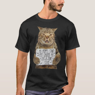 Kattenkleding Mijn Moeders Stinkvoeten veroorzaakt T-shirt