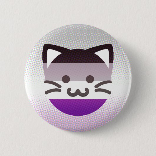 kattenknop met wielpride ronde button 5,7 cm (Voorkant)