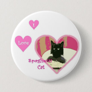 Kattenknop Spaghetti LRG Ronde Button 7,6 Cm