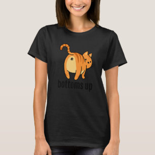 Kattenkont Ondersteboven Stomme Streepjeskat Vader T-shirt