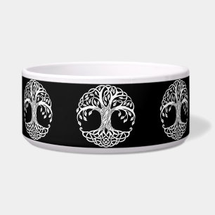 kattenkool van knolselboom  voerbakje