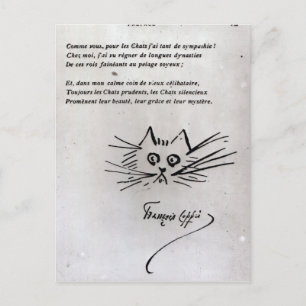 Kattenkop Briefkaart