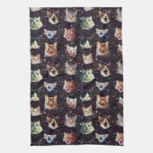 Kattenkoppen in het Buitenruimte Funny Galaxy Patt Theedoek (Verticaal)
