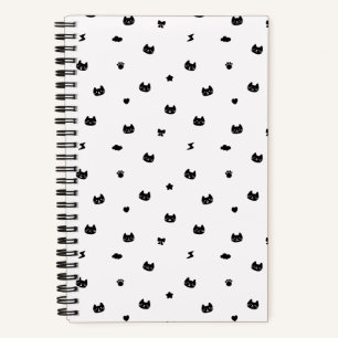 Kattenkrabbel Wit Notitieboek
