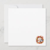 kattenkrans in de herfst kaart (Achterkant)