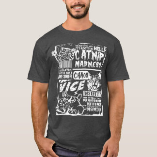 Kattenkruid Waanzin Grappige Kattencadeaus voor Ka T-shirt