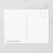 Kattenkunst primitief briefkaart (Achterkant)