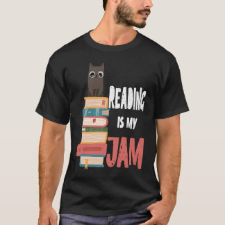 Kattenlezen Is Mijn Jam Leraar Boekennerds T-shirt