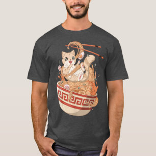 Kattenliefdesramen noedels t-shirt