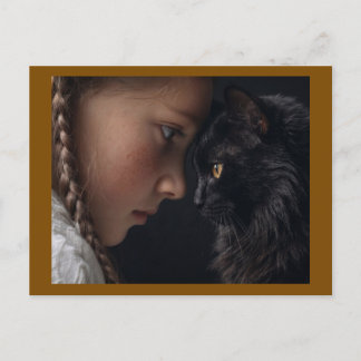 kattenliefhebber briefkaart
