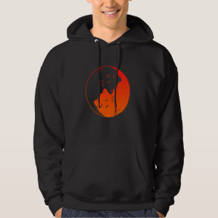 Kattenliefhebber Chinees karakter China Fan Signs Hoodie