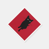 Kattenliefhebber etentje servet (Hoek)