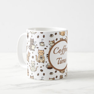 Kattenliefhebber mok voor koffietijd