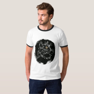 Kattenliefhebber ontwerp t-shirt