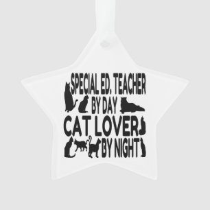 Kattenliefhebber Speciaal Onderwijs Docent Ornament