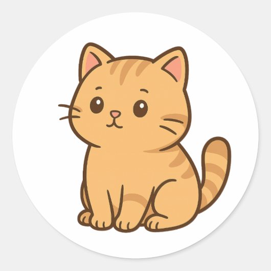 kattenliefhebber sticker (Voorkant)