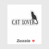 Kattenliefhebber Sticker (Vel)
