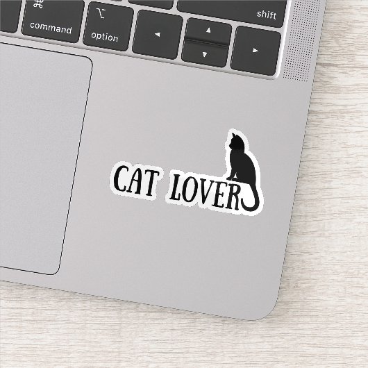 Kattenliefhebber Sticker (Detail)