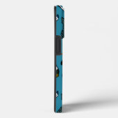 Kattenliefhebber Teal Case-Mate iPhone Case (Achterkant / Rechts)