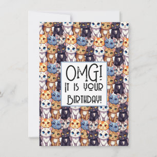 Kattenliefhebber Verjaardag LOMG Het is je verjaar