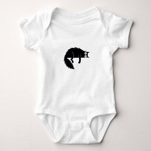 Kattenliefhebbers cadeau baby outfit romper (Voorkant)