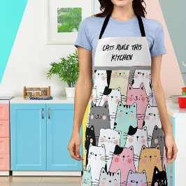 Kattenliefhebbers Feline humor keuken Schort