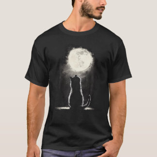 Kattenmaan Maanfasen Katten Voor De Maan T-shirt