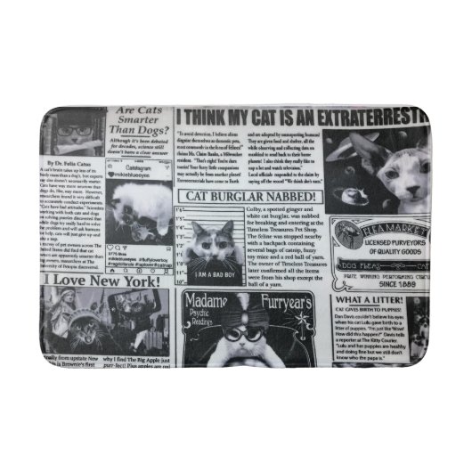 Kattenmagazine Badmat (Voorkant)