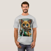Kattenmama T-shirt (Voorkant volledig)