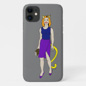 kattenmeisje Case-Mate iPhone case (Achterkant)