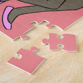 kattenmeisje legpuzzel (Zijkant)