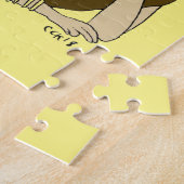 kattenmeisje legpuzzel (Zijkant)