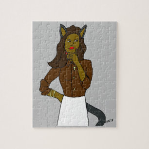 kattenmeisje legpuzzel