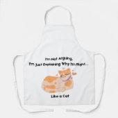 kattenmeme-design schort (Voorkant)