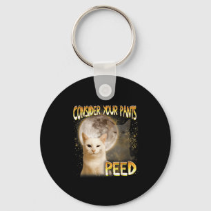 Kattenmeme Kattenliefhebber Kattenmoeder Grappig O Sleutelhanger