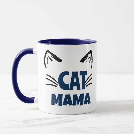 Kattenmoeder, dierenliefhebbers Cat Mama Graphic M Mok (Links)