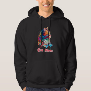 Kattenmoeder Fijne Moederdag Voor Kattenliefhebber Hoodie
