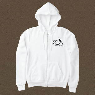 Kattenmoeder Huisdierliefhebber Grappige Citaat Cu Hoodie
