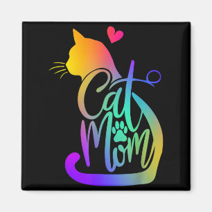 Kattenmoeder Kattenliefhebber Schattige Moederdag Magneet